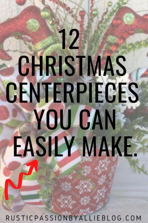 Diy Christmas Centerpiece Ideas, Dollar Store Ideas, Christmas Party Centerpieces, Diy Christmas Centerpiece, Christmas Centerpieces Cheap, Christmas Centerpiece Ideas, Christmas Table Decorations Centerpiece, Mason Jar Ideas, Xmas Centerpieces