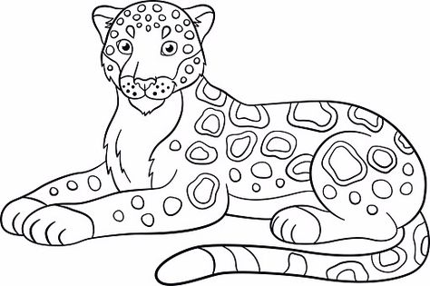 Jaguar Coloring Pages, Elmo Coloring Pages, Baby Jaguar, Zoo Animal Coloring Pages, Coloring Mask, Rainforest Theme, Jaguar Animal, Vbs Themes, Animals Coloring