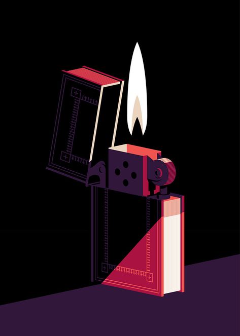 Gryffindor Decor, Booth Illustration, Lighter Flame, Night Shadow, Arte Grunge, Graphic Arts Illustration, Isometric Illustration, Flat Illustration, Design Graphique