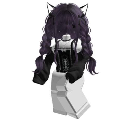 Roblox Avatars Purple, Purple Roblox Avatar, Cutegore Outfits, Goth Roblox Avatars, Roblox Oc, Mint Green Prom Dress, Purple Goth, Purple Red Color, Summer Dress For Women