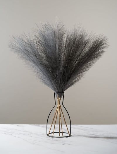 Outline Vase, Grey Pampas, Faux Pampas, Dried Pampas, Latest Colour, Candle Collection, Floor Vase, Decor Home Living Room, Table Vases