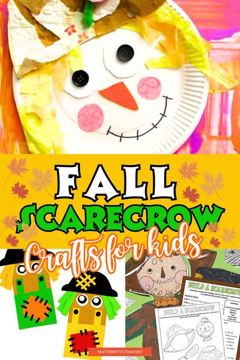 Are you looking for Fall Scarecrow crafts? We've got 10+ fall craft ideas for kids that are perfect for toddlers and preschoolers! These fall crafts for toddlers are simple to make. Need ideas for fall lesson plans or fall themes? These easy fall crafts will do the job! Scarecrow craft printables for kids. Scarecrow crafts for preschool that are easy to set up! Scarecrow Crafts For Kindergarten, Scarecrows Preschool Crafts, Scarecrow Crafts For Kids, Fall Craft Ideas For Kids, Crafts For Fall, Scarecrow Craft, Fall Crafts For Toddlers, Fall Craft Ideas, Fall Lesson Plans