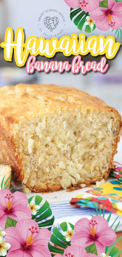 Hawaiian Banana Bread Recipe, Brunch Dessert, The Best Banana Bread, Best Banana Bread, Ripe Bananas, Hawaiian Food, Banana Bread Recipe, Bread Recipes Sweet, 140 Pounds