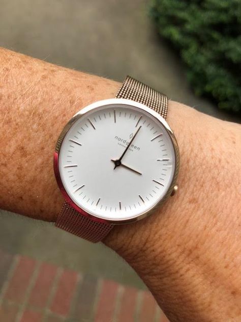 Nordgreen Scandinavian Watches are simply gorgeous! - The Mommyhood Chronicles Watch Stand, Watch Women, Watch Companies, Rose Gold Band, Skagen, Rose Gold Watch, Cluse Watch, Ladies Watch, White Dial