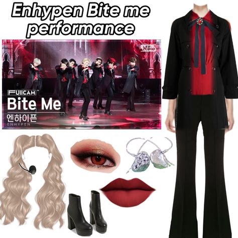 Enhypen Bite me performance (6/6) Enhypen Performance Outfit, Bite Me Enhypen Outfit, Enhypen Bite Me Outfit, Enhypen Outfits Inspired, Enhypen Inspired Outfits, Enhypen 8th Member Outfit, Enhypen Outfit Inspiration, Enhypen Bite Me, Enhypen Outfit