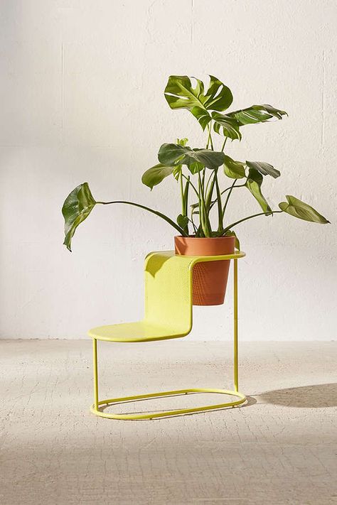 Plant Stand Side Table, Plants Furniture Design, Furniture For Plants, Cool Plant Stands, Table Top Plant Stand, Plant Furniture Indoor, Plant Storage Indoor, Modular Plant Stand, Funky Plant Stand