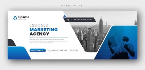 Event Banner Design, Company Banner, Business Writing Skills, Banner Web, Linkedin Banner, Banner Design Inspiration, Facebook Cover Design, Marketing Facebook, Web Banners