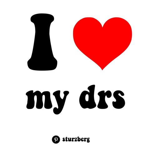 I ❤ my drs I Love, Black