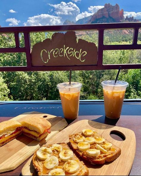 Sedona is a city that welcomes travelers from all walks of life, and when it comes to flavor, there is no exception to the rule. When you’re in the spirit to experience the versatility that’s available in Sedona for dining, start your palate-pleasing venture at Creekside American Bistro. 📍@creeksidecoffeesedona 📸@eatfirefood #VisitSedona #BookDirect #SedonaArizona #VacationRentals #RedRocks #SedonaAZ #State48 #DreamVacation #ExploreSedona #ExploreAZ⁣ #ILoveSedona #ArizonaFoodie #Travel Arizona Food, Breakfast With A View, Visit Sedona, Fire Food, Instagram Breakfast, Sedona Az, Food Pics, Sedona Arizona, Food Dessert