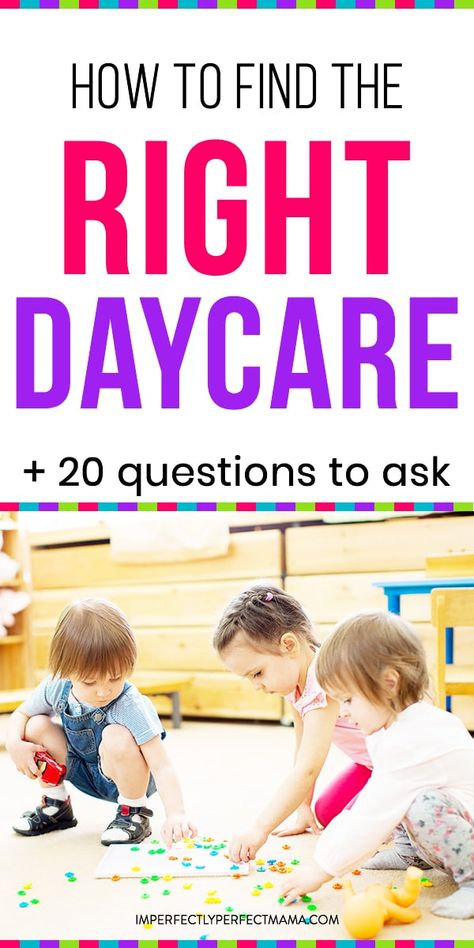 Questions To Ask Daycare, Daycare Facility, Daycare Providers, Mom Thoughts, Fun Questions To Ask, Daycare Activities, Smart Parenting, Emergency Plan, 20 Questions