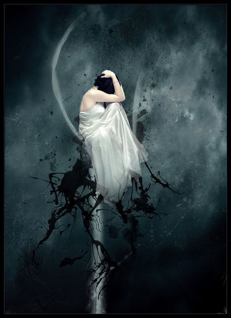 Of silence... by Wings-of-dust on DeviantArt Lauren Kate Books, Lauren Kate, Fallen Series, Dark Wings, Legends And Myths, Fallen Book, Goth Art, World Of Fantasy, Ethereal Art