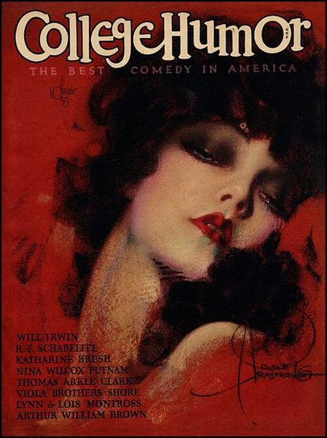 Rolf Armstrong, 1920s Art, College Humor, Arte Inspo, Pin Up Art, 영감을 주는 캐릭터, Art Poses, Vintage Magazine, Design Graphique