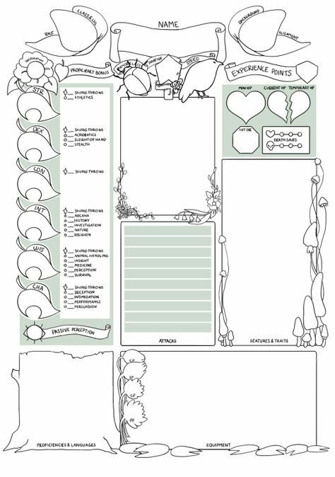 Custom Character Sheet, Rpg Character Sheet, Pretty Sheets, Dungeons And Dragons Rules, Dnd Stats, Dnd Character Sheet, Character Sheet Template, Custom Character, Dungeons And Dragons Dice