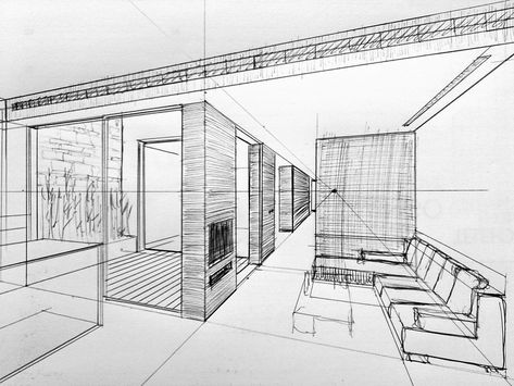 Professional Interior Sketch Design Services for Custom Projects Room Perspective, Interior Architecture Sketch, Architecture Career, 1 Point Perspective, Dog Logo Design, Perspective Sketch, Structural Drawing, Furniture Design Sketches, Perspective Drawing Architecture