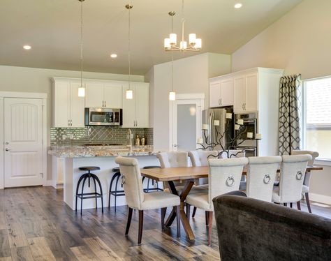 Gorgeous white kitchen in North Salt Lake City, Utah by D.R. Horton #FindYourHome Dr Horton Homes, Gorgeous White Kitchen, House Under Construction, Farmhouse Floor Plans, Home Floor Plans, Latest House Designs, Bright Homes, House Plans Farmhouse, Living Room Ideas