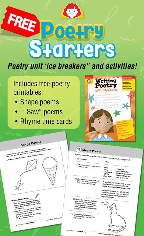 Download free poetry unit activities and printables Also check out these tips for introducing poetry into your classroom curriculum. These simple and creative poetry units will excite your class and encourage creativity within their writing. Persuasive Writing Techniques, Fifth Grade Writing, Spring Learning Activities, Early Reading Activities, Fourth Grade Writing, Second Grade Writing, Poetry Unit, Third Grade Writing, Reading Comprehension Lessons