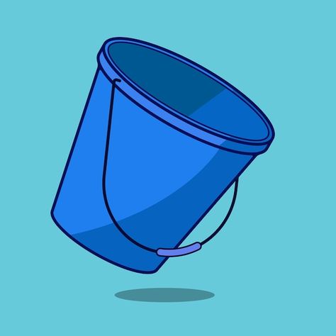 Vector bath water bucket illustration ve... | Premium Vector #Freepik #vector Bucket Illustration, Freepik Illustration, Bathroom Clipart, Garbage Waste, Romantic Drawing, Water Bucket, Bath Water, Illustration Vector, Vector Icons