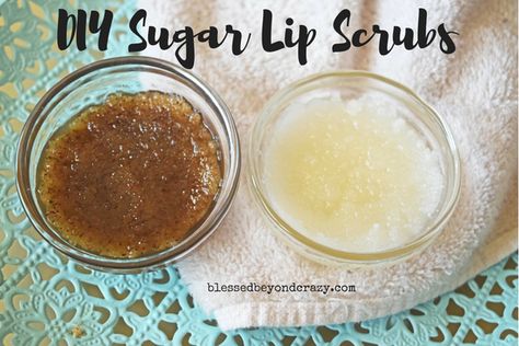 DIY Sugar Lip Scrubs - Diy Lip Scrub, Lip Pencil Colors, Lip Scrub Recipe, Scrub Diy, Lip Scrub Homemade, Lip Scrub Diy, Lip Care Routine, Homemade Lip Balm, Face Scrub Homemade