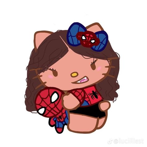 Baddie Cartoon Aesthetic Pfp, Hello Kitty And Spiderman, Kitty Spiderman, Disney Moana Art, Hello Kitty Wallpaper Hd, Pink Wallpaper Hello Kitty, Images Hello Kitty, Walpaper Hello Kitty, Hello Kitty Images