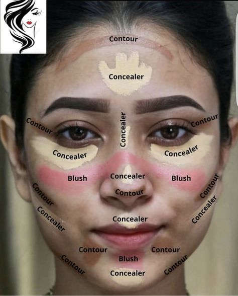 Face Makeup Guide, Makeup Routine Guide, Makeup Layout, Face Contouring Makeup, Membentuk Alis, Dag Make Up, Makeup Order, Flot Makeup, Beginners Eye Makeup