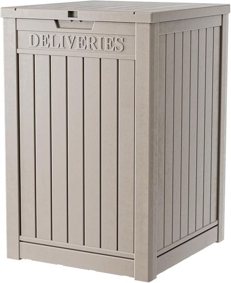 Amazon.com: PatioZen Package Deliver Box,Lockable Outdoor Storage Box,Large Double -Wall Resin Package Delivery Waterproof Deck Box for Porch,Patios : Patio, Lawn & Garden Deck Boxes, Deck Box, Package Delivery, Porch Patio, Outdoor Storage, Outdoor Storage Box, Lawn Garden, Storage Box, Lawn