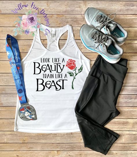 Disney Workout, Half Marathon Shirts, Disney Mom Shirt, Marathon Women, Rundisney Princess, Midnight Cinderella, Run Disney Costumes, Marathon Shirts, Train Like A Beast