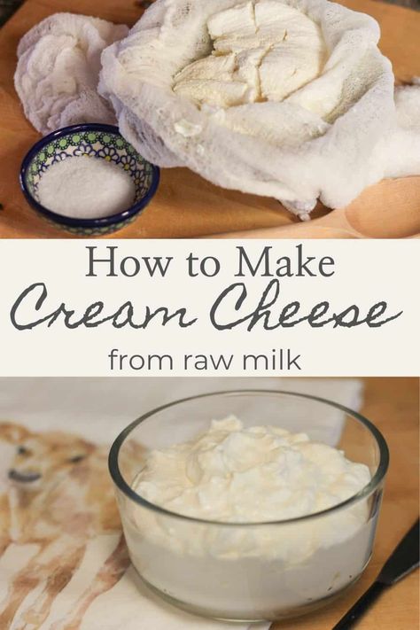 Homemade Cream Cheese, Cheese Flatbread, How To Make Cream, Making Butter, Diy Cream, Make Cream Cheese, Dairy Cow, Two Sweet, Delicious Cream