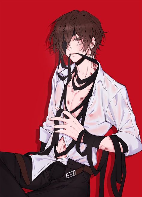 Dazai Osamu Tsubaki Chou Lonely Planet, Yandere Boy, Dazai Bungou Stray Dogs, Osamu Dazai, Boy Anime, Dazai Osamu, Manga Boy, Bongou Stray Dogs, Stray Dogs Anime