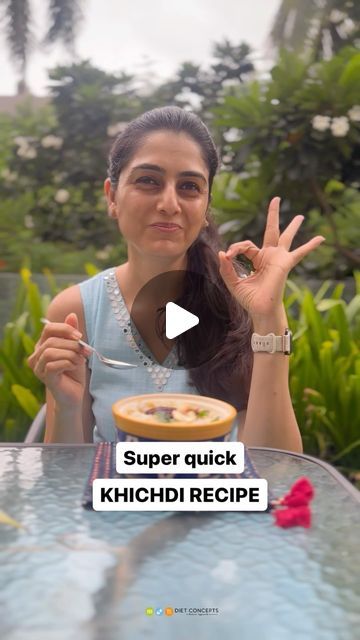 Diet Concepts by Kruti Desai on Instagram: "This recipe is a must try and gets ready in no time! Save and share this super flavourful & ear Khichdi recipe right away!

To make:
1 bowl Dal
1 bowl Rice
Roast, wash & pressure cook for 1 whistle
In ghee add mustard seeds, cumin seeds, akha mirch, gol mirch, white dal, chana dal, curry leaves and cashew nuts. 
Add this dressing on to the khichdi, serve hot and enjoy!❤️

[Quick recipe, Easy Recipe, Indian Lunch, Indian Recipes, Khichdi recipe, Pongal Khichdi]" Khichdi Recipe Indian, Lunch Indian, Dal Curry, Khichdi Recipe, Indian Lunch, Quick Lunch Recipes, Chana Dal, Recipe Indian, Cumin Seeds