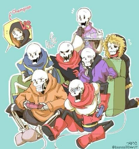 Fellswap Gold, Papyrus Au, Underswap Papyrus, Undertale Multiverse, Ut Art, Sans Papyrus, Sans X Frisk, Sans And Papyrus, Undertale Comic Funny