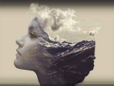 Double Exposure Photoshop Tutorial, Double Exposure Photoshop, Double Exposure Effect, Cool Photoshop, الفن الرقمي, Double Exposure Photography, Photoshop Techniques, Photoshop Tutorial Photo Editing, Photoshop Design Ideas