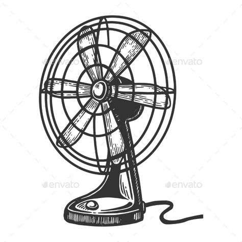 Old Table Fan Engraving Vector Illustration #Fan, #Table, #Engraving, #Illustration Table Fan Illustration, Table Fan Drawing, Electric Fan Drawing, Morning Drawing, Bee Sketch, Wings Sketch, Table Drawing, Saved Pictures, Drawing Refrences