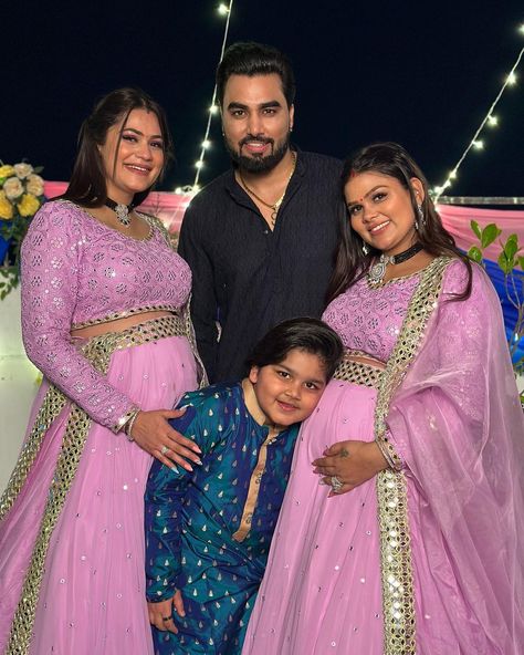 It is a celebration time for famous YouTuber, Armaan Malik as his wives, Payal Malik and Kritika Malik are pregnant. Armaan hosted a grand godh bharai function for both of his wives, Payal and Kritika. However, it was the ladies who twinned in matching outfits and left everyone gaping. Payal and Kritika shared bond like sisters and glimpses of it are visible on their daily vlogs.    Armaan Malik's wives, Payal Malik and Kritika Malik's grand godh bharai ceremony    Armaan Malik, Godh Bharai Outfit, Payal Malik And Kritika Malik, Kritika Malik, Godh Bharai, Famous Youtuber, Dhoni Photos, Armaan Malik, Ms Dhoni Photos, Ms Dhoni