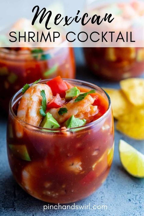 Mexican Shrimp Cocktail Side Foods, Mexican Shrimp Cocktail Recipe, Cocktail Shrimp, Mexican Shrimp Cocktail, Cocktail Shrimp Recipes, Mexican Shrimp, Flavorful Shrimp, Authentic Mexican Recipes, Taco Taco