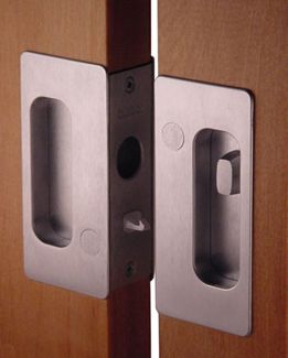 Cavilock pocket door locks Pocket Door Latch, Pocket Door Handles, Double Pocket Door, Pocket Door Pulls, Barn Door Locks, Pocket Door Lock, Barn Door Hinges, Trendy Door, Pocket Door Hardware