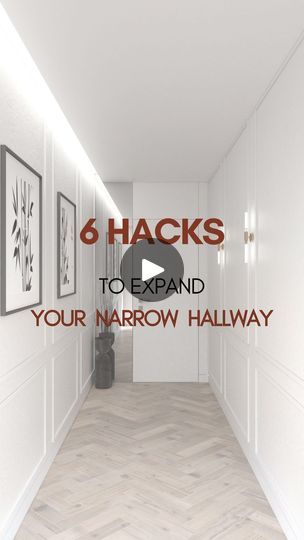 65K views · 7.5K reactions | ❗️6 HACKS TO EXPAND YOUR NARROW CORRIDOR

🛠To know more about affordable renovation  follow @jeneaulle.renovations 

When designing a home, the hallway is often overlooked. It can be challenging to decide which décor and furniture work best in a small hallway, and poor choices can make this narrow space feel even more cramped. Neglecting the hallway in your design can leave it feeling incomplete, or cause you to miss a valuable opportunity for additional storage.

📌@Jeneaulle.Renovations is on a mission to inspire and transform the notion that luxury homes are always expensive. We’ve shown that luxury is achievable even on a tight budget.

📌Follow us and discover how!

📌Would you like us to design your house? Send us a DM for project enquiries!
 
Home renov Narrow Hallway Wardrobe, Floor Change Transition, Small Hallway Inspiration, Small Corridor Design, Hallway Hacks, Home Corridor Design, Narrow Entrance Hall Ideas, Long Narrow Hallway Decorating, Narrow Entryway Ideas