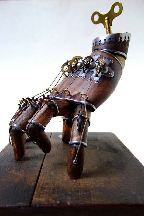 Steampunk Kunst, Moda Steampunk, Steampunk Gadgets, Mode Steampunk, Art Steampunk, Diesel Punk, Style Steampunk, Arte Robot, Punk Art