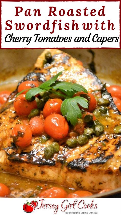 Swordfish Recipes Pan Seared, Pan Seared Swordfish, Delish Dinners, Fish Sandwiches, Fish Dinners, Swordfish Recipes, Kitchen Favorites, Atkins Recipes, Yummy Seafood