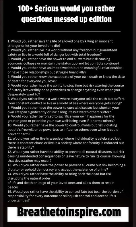 Would you rather questions for couples 21 Deep Would You Rather Questions, Would You Rather Questions Funny, Would You Rather Questions For Adults, Would You Rather Questions For Couples, Hard Would You Rather, Questions For Couples, Intimate Questions, Rather Questions, Fun Questions