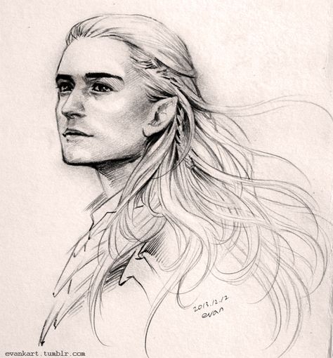 The Lord Of The Rings Sketch, Lotr Drawings, Legolas Mother, Legolas And Thranduil, Hobbit Art, Tolkien Elves, Middle Earth Art, Tolkien Art, Lotr Art