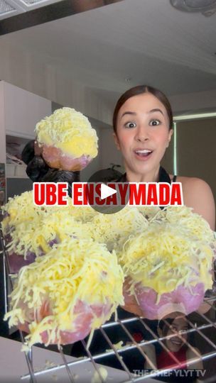 37K views · 9.7K reactions | Ube Cheese Ensaymada 🇵🇭 

A Filipino pastry that combines the rich flavors of ube and cheese! 

Ingredients:
* For the Dough:
3 cups Bread flour (405g)
3 tbsp white sugar (38g)
1/2 tsp salt (3g)
2 tsp active dry yeast (6g)
1 cup warm milk
3 tbsp unsalted butter, softened
1 large egg
2 tbsp McCormick Ube Flavor

* For the Topping:
3/4 cup unsalted butter, softened 170g
1/2 cup grated cheese (cheddar or your preference)
3/4 cup powdered sugar (95g) 
1/4 cup all-purpose cream
1/2 tsp McCormick Vanilla Flavor

Instructions:
1. Combine the liquids: In a large mixing bowl, combine the liquids. Warm milk, white sugar, fresh egg, McCormick Ube Flavor Sprinkle the yeast over the mixture and let it sit for 5-10 minutes, or until foamy.

2. Prepare the dough: In a large Ensaymada Recipe, Pinoy Dessert, Ube Recipes, Filipino Food Dessert, Milk Bread Recipe, Fresh Egg, Cheese Cheddar, Active Dry Yeast, Milk Bread