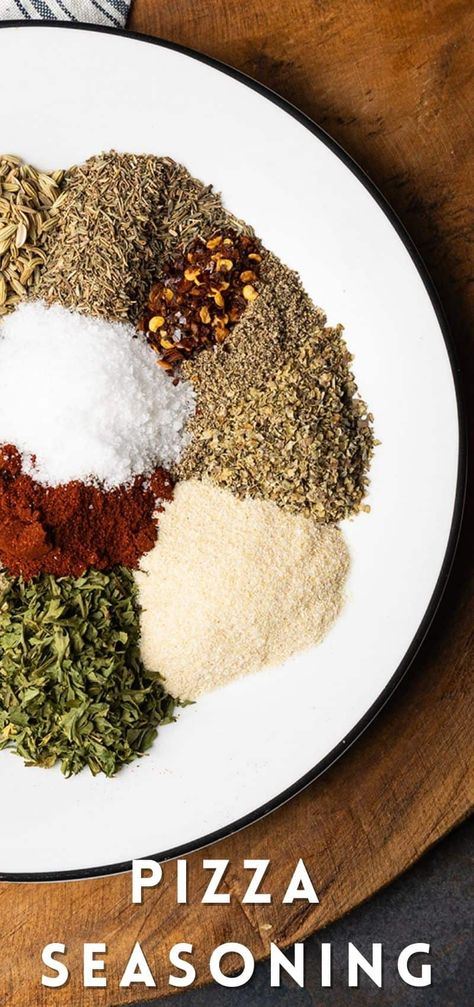 Pizza Crust Seasoning Recipe, Pizza Sauce Spices, Pizza Hut Seasoning Recipe, Pizza Sauce Seasoning, Diy Pizza Seasoning, Pizza Dough Seasoning, Pizza Seasoning Blend, Seasoned Pizza Dough Recipe, Pizza Hut Fairy Dust Recipe