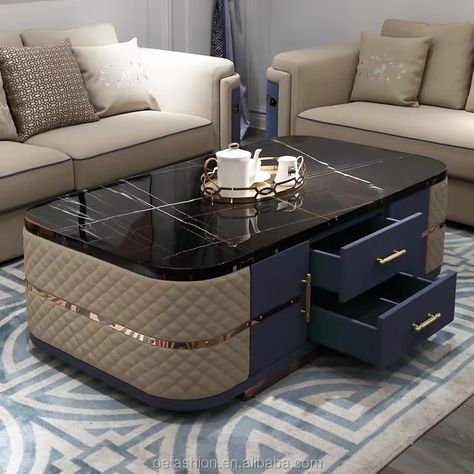 Oe-fashion Modern Stainless Steel And Leather Design Square Natural Marble Coffee Table - Buy Coffee+tables square Coffee Table stainless Steel Coffee Table Product on Alibaba.com Meja Sofa, Marble Top Coffee Table, Modern Sofa Designs, Living Room Sofa Design, Sofa Living, Decoration Inspiration, Wooden Coffee Table, Marble Coffee Table, Decor Minimalist