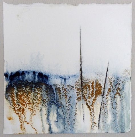 Watercolour Challenge, Watercolor Water, Abstract Watercolor Landscape, Art Demo, Sound Art, Watercolor Landscape Paintings, Collage Art Mixed Media, Textile Fiber Art, Inspirational Artwork