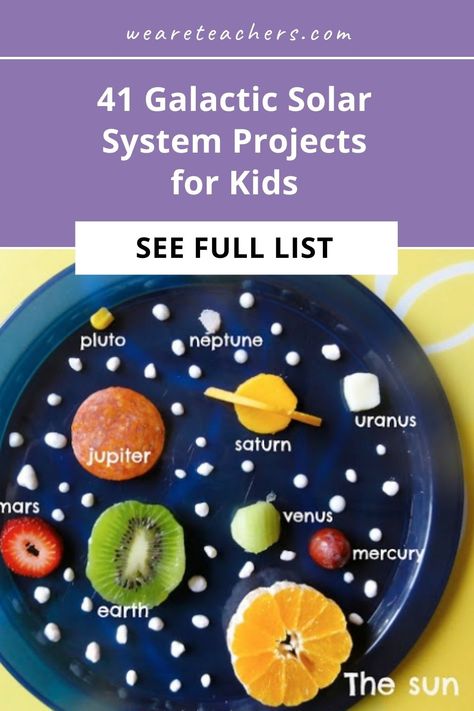 Kids absolutely love learning about everything space. Engage that curiosity with one of these solar system projects! Solar System Experiments For Kids, Stem Solar System Activities, 1st Grade Solar System Project, Solar System Experiments, 3rd Grade Solar System Projects Ideas, Solar System Middle School, 3rd Grade Solar System Lesson Plans, Solar System Projects For Kids, Science Area