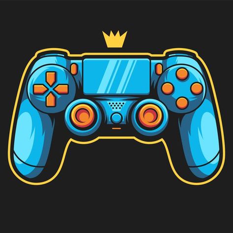 Video Game Illustration, Entertainment Aesthetic, Logo Design Technology, Game Controller Art, 100 Day Shirt Ideas, Inktober 2024, Logo Game, Props Concept, Vector Game