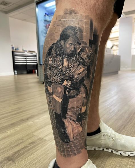 Legendary Kobe Bryant, healed and sharp 🤌🏼 #healedtattoo #explore #realistictattoo #kobe Kobe Inspired Tattoos, Kobe Tattoos Ideas, Kobe Bryant Tattoo Ideas, Kobe Bryant Tattoo, Kobe Tattoo, Tattoo Pieces, Tattoo Inspiration Men, Full Sleeve Tattoos, Leg Sleeve