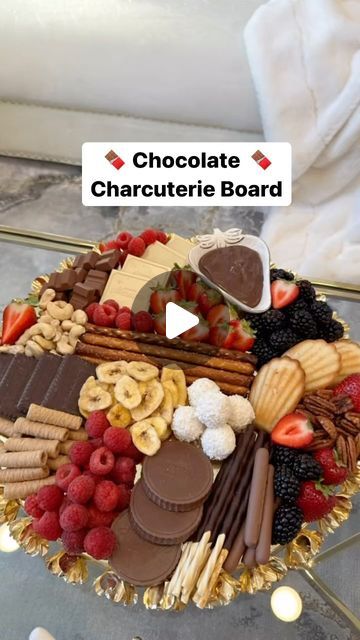 Reina G. Slim on Instagram: "Chocolate Charcuterie Board 🍫

Re-sharing one of the most liked, shared and saved candy boards from last year. When creating candy boards I always like to add fresh fruits and nuts to give it a good balance. I also support local bakeries and mom and pop shops when creating such boards. 
:
:
:
Follow: @decorandbeyond_byreina for more inspirations and ideas 💫
:
:
:
:
:
:
:
:
:
:
:
:
#chocolate 
#chocolateboard 
#hostingideas 
#chocolovers 
#sweettreats 
#sweettooth 
#chocolateandmore 
#charcuterieboard 
#chocolatedessert 
#dessertboard 
#dessertporn 
#desserttime 
#desserttable 
#livingroom 
#livingroomdecor 
#candytable 
#entertainingathome 
#entertaininginstyle" Chocolate And Fruit Board, Fruit And Chocolate Charcuterie Board, Chocolate Board Ideas, Candy Charcuterie Board Ideas, Chocolate Charcuterie Board, Chocolate Charcuterie, Candy Boards, Candy Board, Candy Table