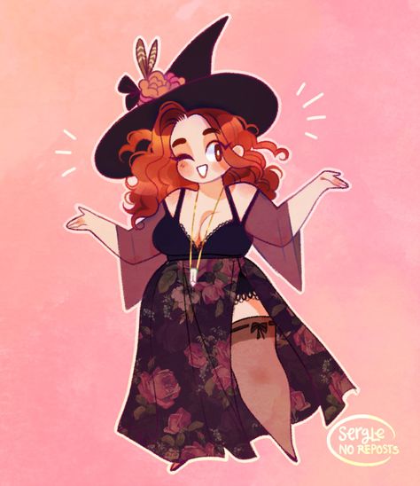 Character Art Ideas, Witch Drawing, Witchy Art, Plus Size Art, Witch Design, Tutorials Drawing, Art Clothing, Witch Outfit, Cardigan Winter