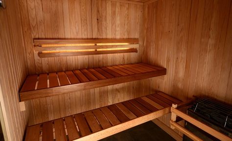 Build Your Own Sauna, Diy Sauna, Building A Sauna, Electric Sauna Heater, Sauna Diy, Dry Sauna, Indoor Sauna, Sauna Heater, Traditional Saunas